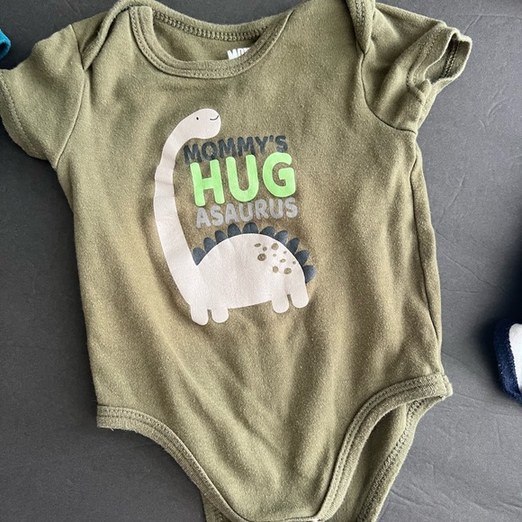 Monkey Bars Baby Boys Short Sleeve One Piece Bodysuit Set of 7 Size 18 months - Picture 8 of 12